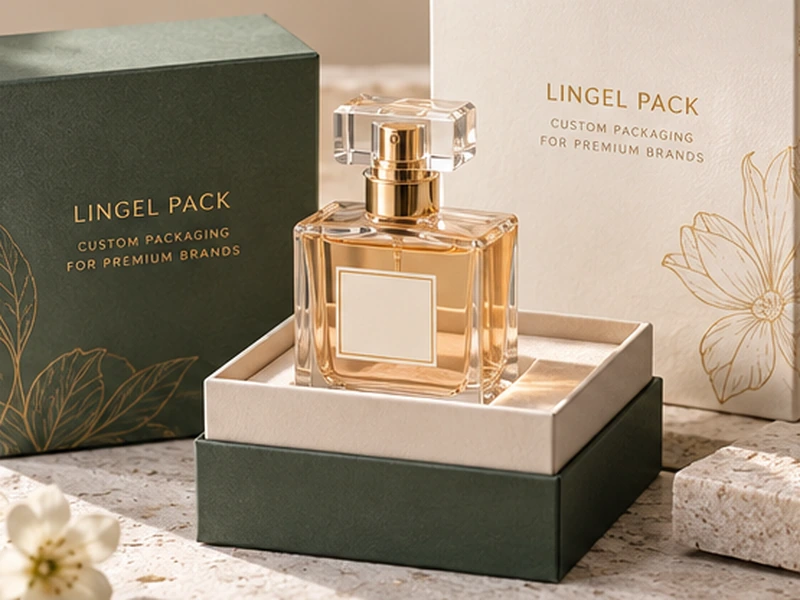 Perfume packaging with custom rigid box and printed paper box for premium fragrance brands