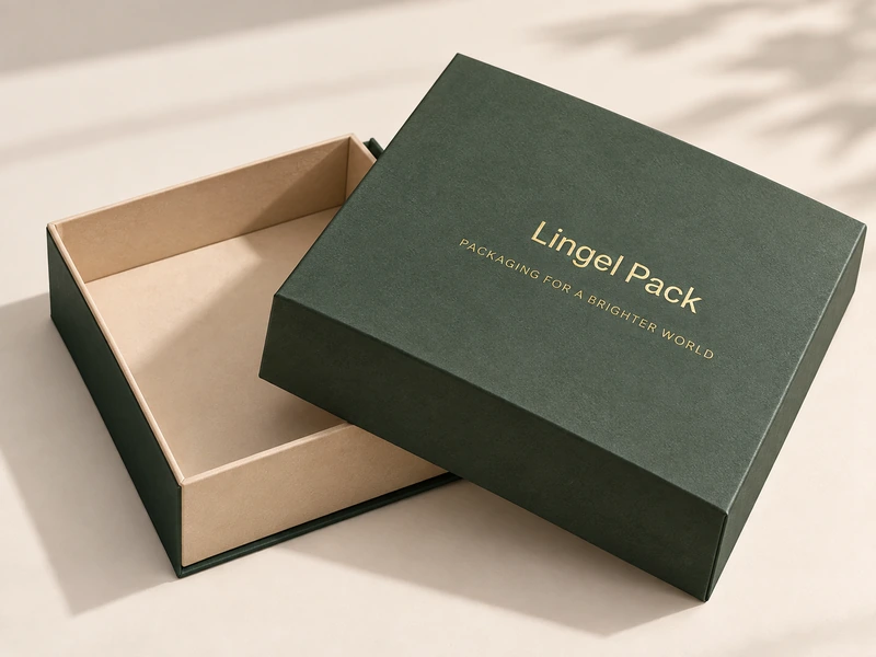 Custom lift-off lid rigid box with separate lid and base